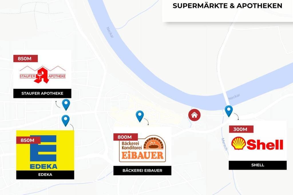 Charmante Wohnung Am Neckar Bad Wimpfen Luaran gambar